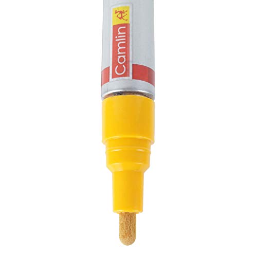 Image of Camlin Paint Bold Point Type Marker - Pack Of 1, Yellow