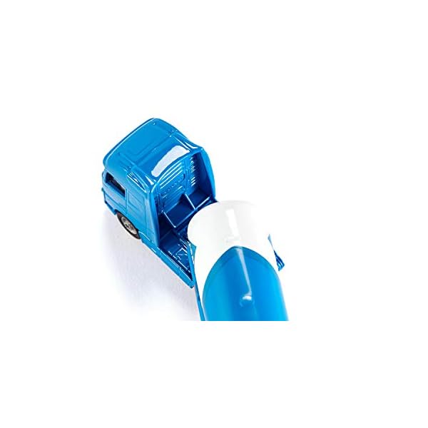 siku 1626, Tanksattelzug, Metall/Kunststoff, 1:87, Blau/Weiß, ARAL-Optik, Spielzeugauto für Kinder, Bereifung aus Gummi – Bild 6
