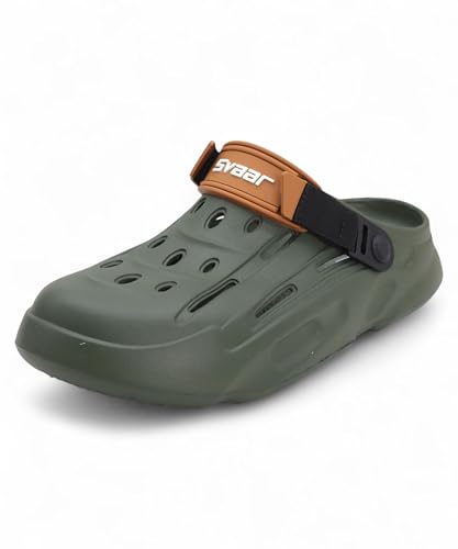 Image of SVAAR Designer Clogs, Lightweight Sandals with Adjustable Back Strap for Men