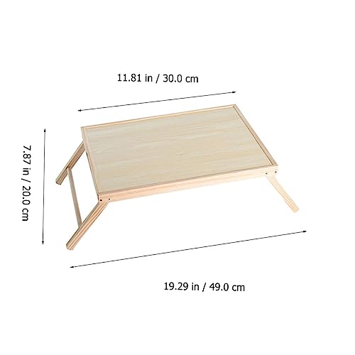 Table pliante simple pour ordinateur portable et bureau compact de chambre DOITOOL - 4