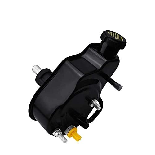 Photo 1 of Flashark Compatible with Power Assist Pump Power Steering Pump GMC Sierra Yukon 8 Cyl 6.6L Diesel Metal Steering Pump in Black with Pulley Replace#15076610 Silverado
