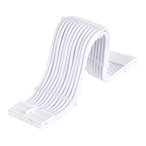 Image of SilverStone PP07E-MBW Super Flexible PSU Extension Cable, 1 x 24pin ATX, SST-PP07E-MBW-V2