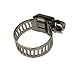 Interstate Pneumatics H580-6PK 1/4 Inch to 5/8 Inch Adjustable Stainless Steel Metal Band Radiator Hose Clamp - Pack of 6