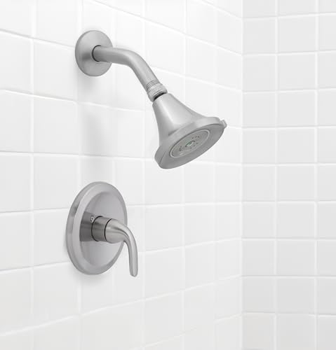 Niagara Earth Luxe Single-Lever Pressure Balanced Shower Only Kit, Brushed Nickel
