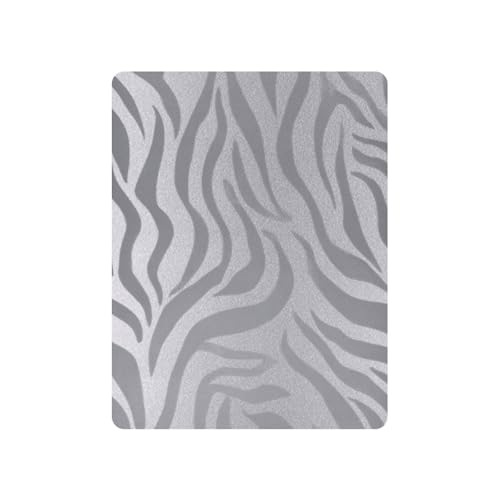 Image of Crib Sheet Breathable Soft Crib Mattress Sheet for Baby Toddler Boys Girls Fitted Crib Sheet Fit Standard Crib Mattress 52 x 28 Inch Light Silvery Zebra Print