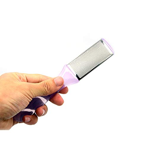 EXCEART Pedicure Vijl 2 Stuks Roestvrij Staal Dubbelzijdig Pedicure Rasp Scrubborstel Voetverzorging Tool - Afbeelding 5