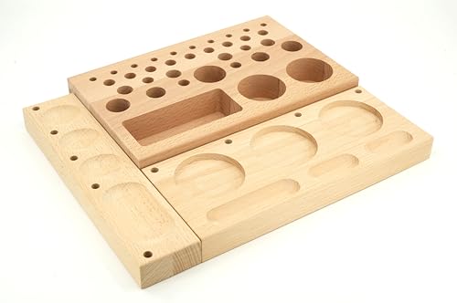 Kingfisher Fly Tying Wooden Tool Station