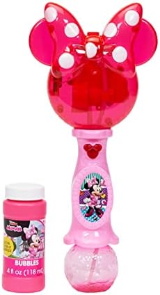 Little Kids Disney Minnie Mouse Light and Sound Musical Bubble Wand, Includes Bubble Solution, Multi (2051) - View 6