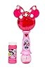 Little Kids Disney Minnie Mouse Light and Sound Musical Bubble Wand, Includes Bubble Solution, Multi (2051) #3