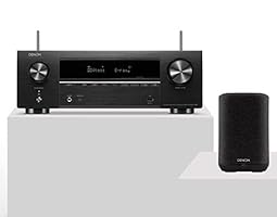 Denon AVR-X1700HDAB 7.2 Kanal AV Receiver + Denon Home 150 Multiroom Lautsprecher (schwarz), HEOS Built-in, WLAN, Bluetooth, AirPlay 2, Alexa Sprachsteuerung