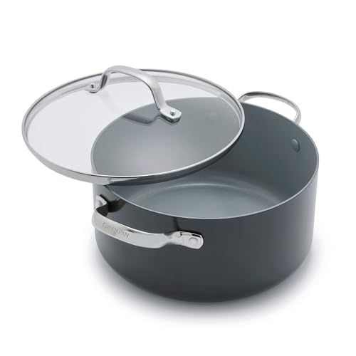 GreenPan Valencia Pro Hard Anodized Healthy Ceramic Nonstick 5QT ...