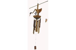 Bamboo Wood Bobbing Bird Wind Chime