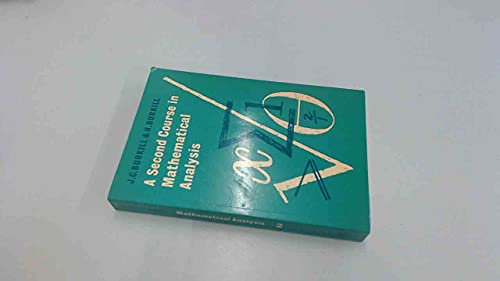 A Second Course in Analysis 0521280613 Book Cover