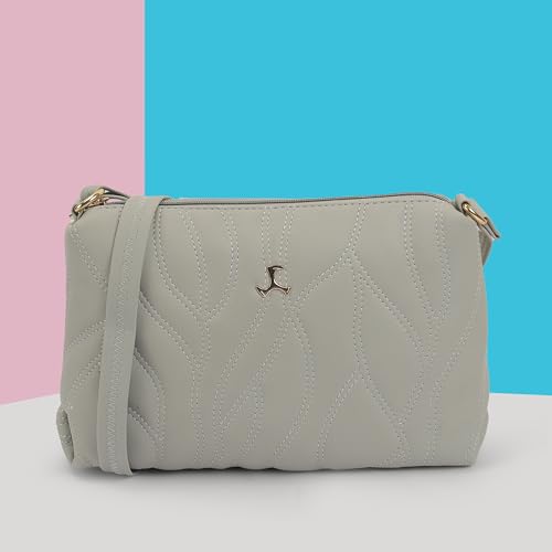 Image of Mochi Women Casual Faux leather Soft Body Zipper closure Quilted Sling Bag