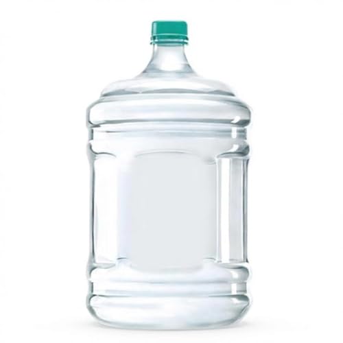 Image of Plastic Water Dispenser Bottle, 20L, White, BPA Free, Large Container without Thread Cap