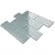 TCSAG-05 3x6 Light Grey Glass Subway Tile -Kitchen and Bath Backsplash Wall Tile (1sqt)