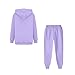 Boys Sweatsuit 2 Piece Outfits Oversized Fleece Hoodie Sweatshirts and Sweatpants with Pockets Kids Cute Y2k Athletic Jogger Sets Fall Winter Fashion Clothing Sets Tween Girls Winter Warm Tracksuits