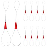 Tire-câble VALICLUD Lot de 10 Tire-Câbles Électriques en Acier Robuste Outils de Traction par Fil pour Ruban de Poisson Guide de Tirage de Câbles Polyvalent pour Travaux D’Installation Électrique