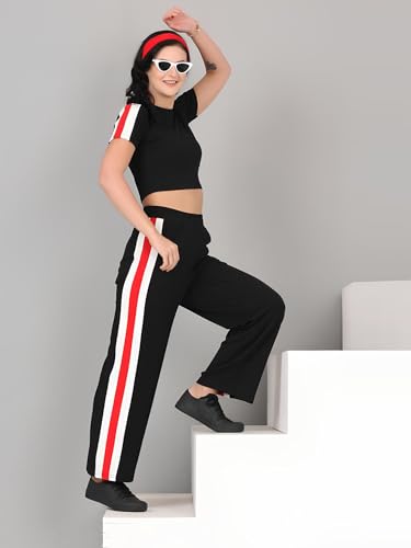 Image of DTR FASHION Women's Active Wear Stretchable Tracksuit | Yoga Wear Suit Set | Casual Wear Tracksuit