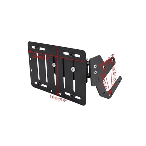 Support de Plaque d'immatriculation latérale pliable noir pour moto FTR1200