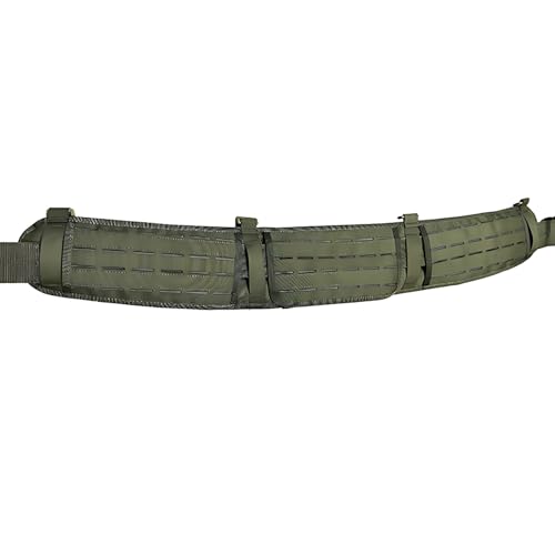 LZAQHMT Cinturón Táctico Ligero MOLLE – Cinturón Modular De Servicio con Cinturón Interior Y Exterior Acolchado, Hebilla Liberación Rápida, Nylon Alta Resistencia para Airsoft, Caza Y Tiro(OD)