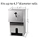Commercial Double Rolls Toilet Paper Dispenser Holder,Heavy Duty Stainless Steel Tissue Dispenser Wall Mount with Lock,Automatic Touchless Paper Towel Dispenser with Shelf for Kitchen Bathroom (2)