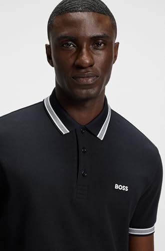 Boss Para Hombre. 50469055 Polo Paddy Marino (L), Azul, Casual, AlgodóN, Manga Corta - 3
