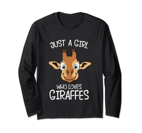 Jirafa Lustige - Just A Girl Who Loves Giraffes Manga Larga