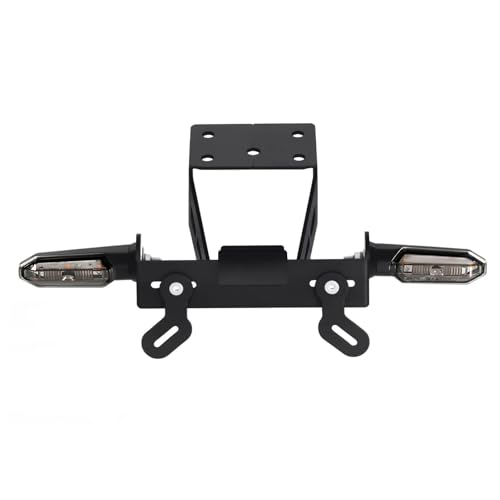 Support de plaque moto pour Suzuki GIXXER 150 250 2021-2025 avec feu LED fumé