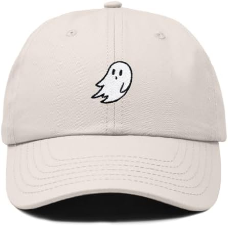 DALIX Ghost Embroidered Mens Womens Cotton Dad Hat Baseball Cap A...