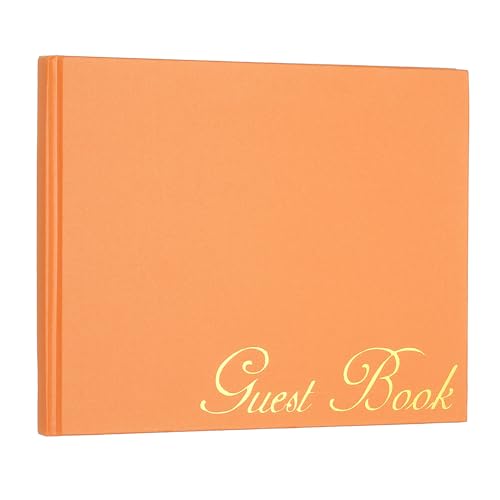 PATIKIL livre d'or mariage 9x7 po papier 120GSM rouge
