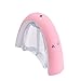 MKDental - Umidificatore d'aria arcobaleno in tre colori disponibili, design super silenzioso per sala computer/ufficio/camera da letto/cucina con bacheca (rosa)