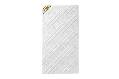 Safety 1St Transitions Baby Crib And Toddler Mattress With High-Density Thermo-Bonded Core, Water Resistant, Greenguard Gold Certified, White #TOP11