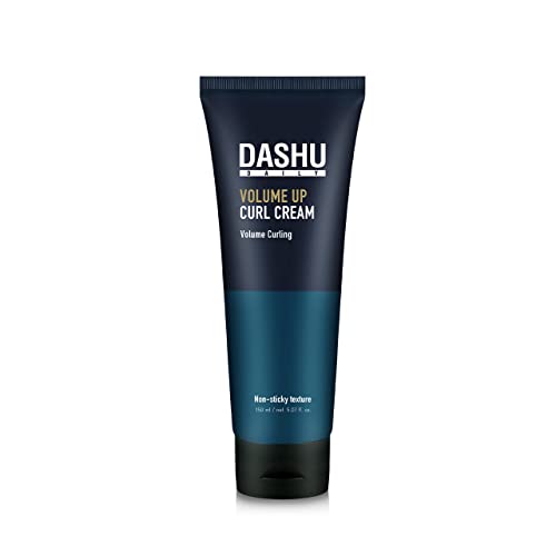 DASHU Daily Volume Up Curl Cream 5.07fl oz – Hair Styling Cream, Curl Defining Cream, Volumizing, Add Texture, Anti Frizz Styling Cream