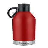 DrinkTanks Session 32 oz Vacuum Insulated Stainless Steel Beer Growler; 24 hrs cold; Dishwasher Safe...
