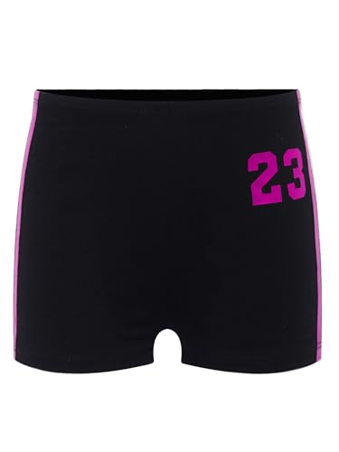 YEAHDOR Kids Girls High Waist Elastic Sport Shorts Ballet Dance Gymnastics Training Shorts Hot Pants