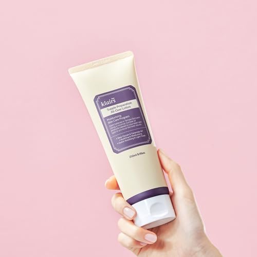 Dearklairs] Supple Preparation All-Over Lotion, Daily Face And Body Moisturizer, For Sensitive Skin, Essential Oil Free, Artificial Fragrance Free,250Ml, 8.45Oz #TOP3