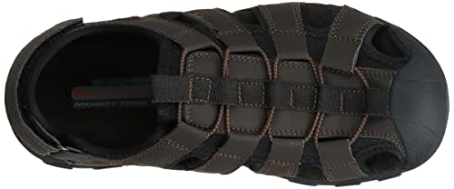 Skechers Men's Fisherman Sandal, Chocolate, 9 M Us #TOP6