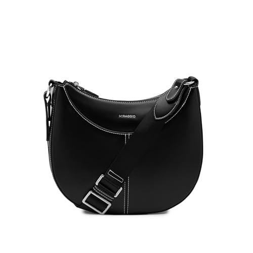 Image of Miraggio Tru Hobo Bag | Women Shoulder Bag For Casual Day Look & Travel | Gift Items For Women | Solid Hobo Bags With Adjustable Statement Strap