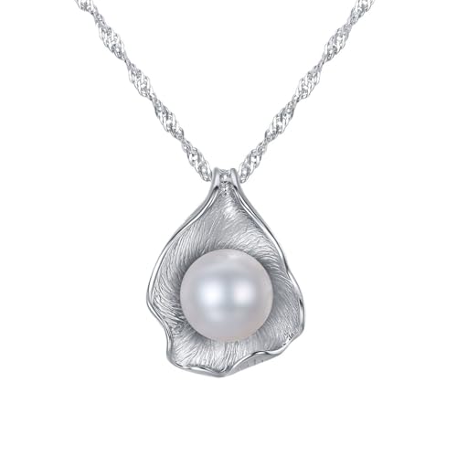 Collier mignon argent pour femmes, perles suspendues pleines de tendresse