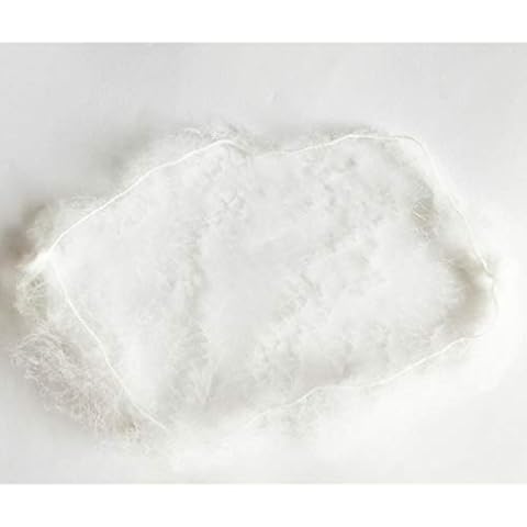 Coepoch 20" Lot Of Hairnets Invisible Elastic Edge Mesh 50cm Reusable Hair Nets (white 50pcs) Cover