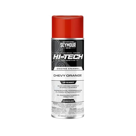 Seymour EN-48 Hi-Tech Engine Spray Paint, Chevy Orange 12 Ounce (Pack of 1)