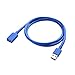 Cable Matters 5Gbps USB Extension Cable - 6ft, USB 3.0 Extension Cable, Male to Female USB3.0 Extender, Compatible with Webcam, VR Headset, Printer, Hard Drive, Blue