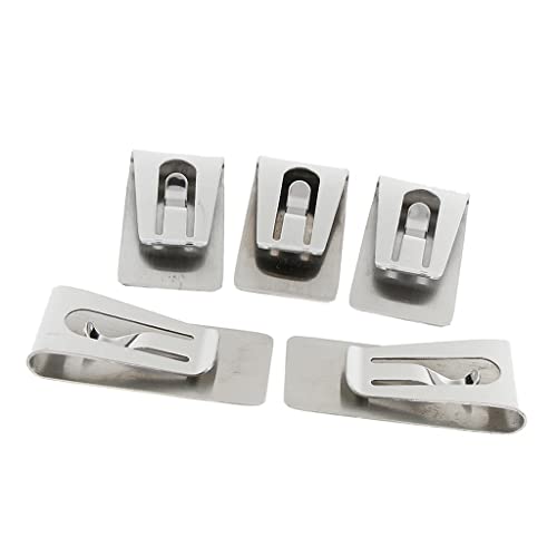 myaddiction 5x Mans Stainless Steel Slim Money Clip Wallet Card Cash Holder Clip Silver Clothing, Shoes & Accessories | Mens Accessories | Wallets