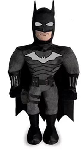Grandi Giochi Batman GID - Peluche de 25 cm con Piezas Que Brillan en la Oscuridad, Color Negro,...