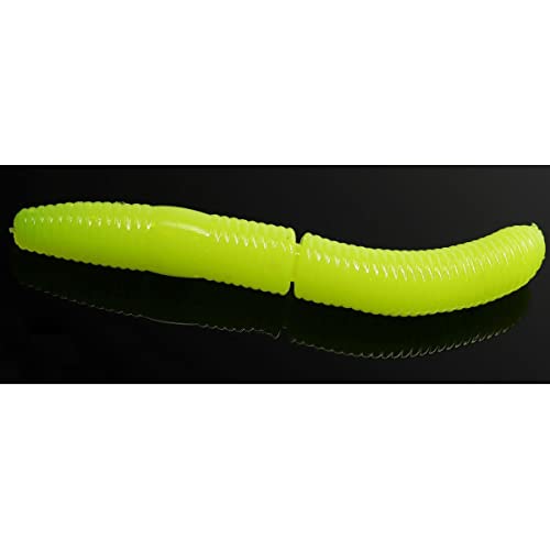 Libra Lures Fatty D?Worm 006-hot Yellow Limited Edition