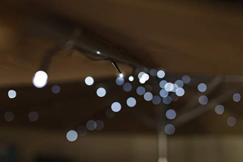 Touch Of Eco Solar Patio Umbrella String Lights - 72 Ultra Bright Leds, 8 Strings And 9 Leds Per String - Cool White #TOP4