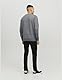 JACK & JONES Dünner Langarm Strickpullover Rundhals Basic Sweater Shirt Jumper JJEBASIC, Größe Pullover:XXL,Farben:Navy