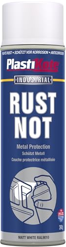 Image of Plasti-kote 782 500ml Rust Not - Matt White