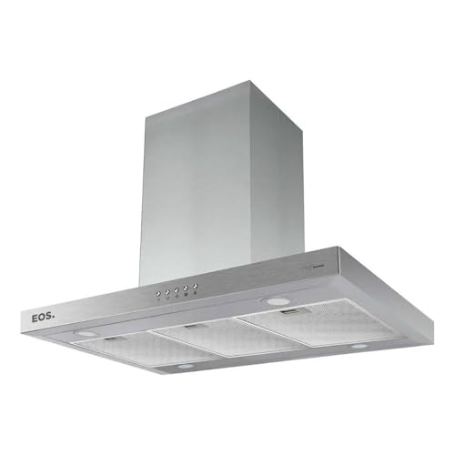 Coifa e Depurador de Ilha Eos 90cm Chef Gourmet em Inox Tipo T Eco90it 220v - Imagem 2